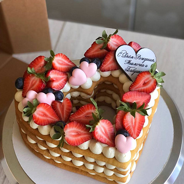 Торт «Сердце» купить - рыбинск.сладкоежкин.рф