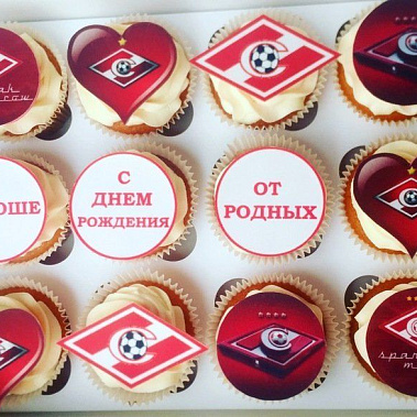 Капкейки "Спартак" купить - рыбинск.сладкоежкин.рф